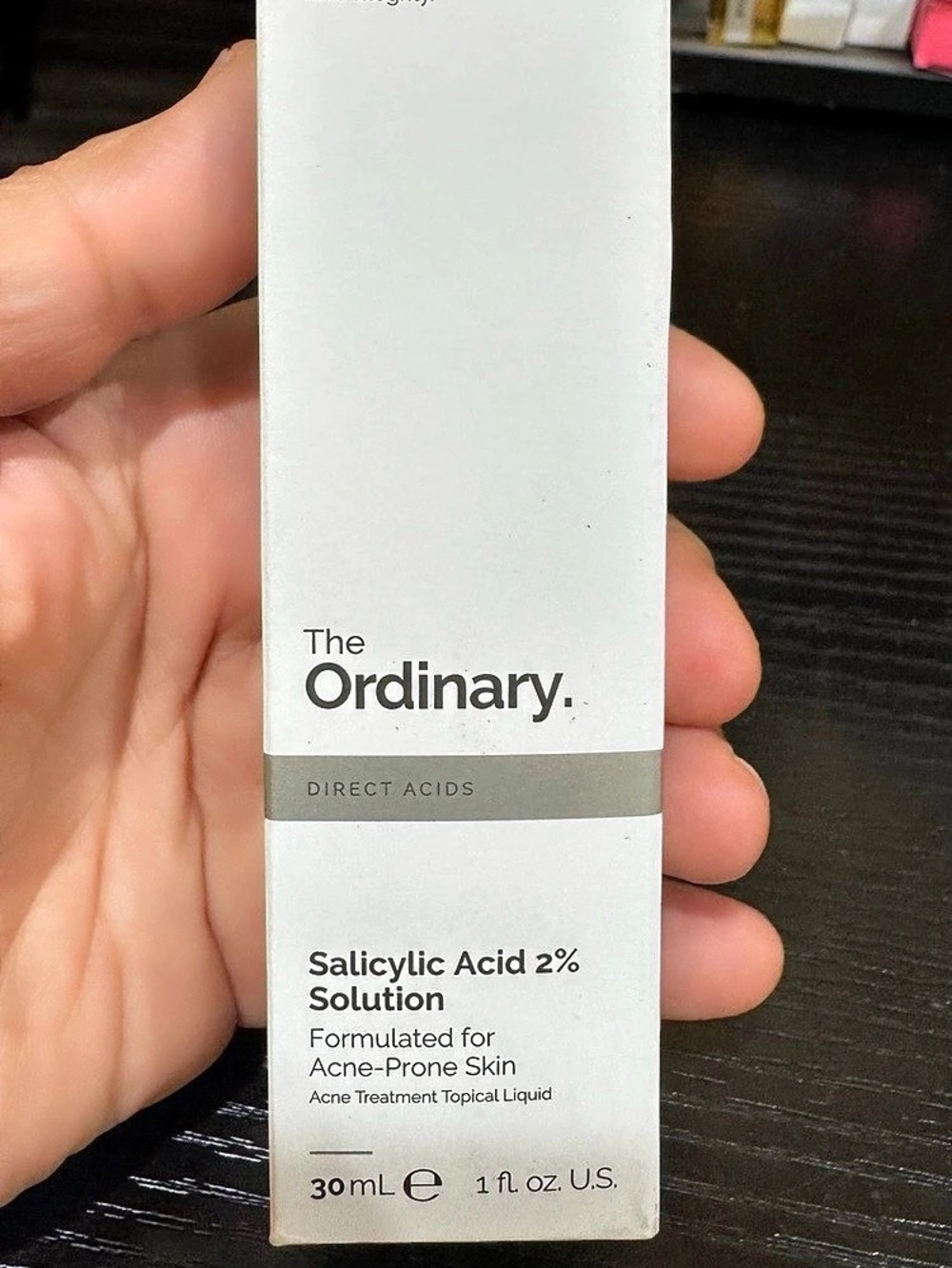 The Ordinary Salicylic Acid 2% Solution Acne Treatment 30 mL NWT